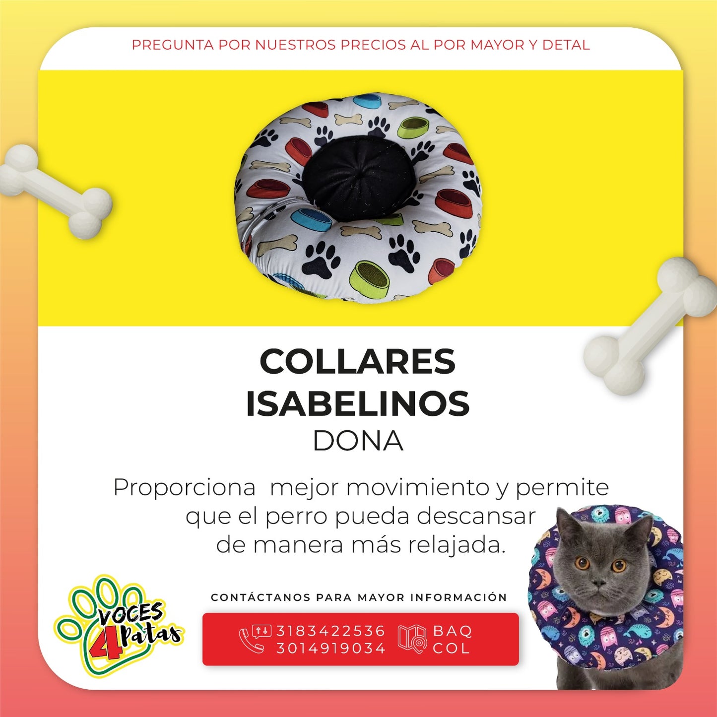 DONAS ISABELINAS DE LA TALLA XS, S, M, L, XL Y XXL